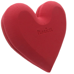 Figura Floricel | Corazón Rojo