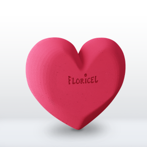 Figura Floricel | Corazón Fucsia